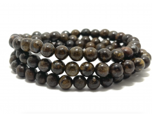 BRONZITE 6MM - BRACELET LITHOTHÉRAPIE