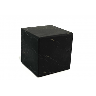 CUBE SHUNGITE MAT NATUREL