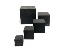 CUBE SHUNGITE MAT NATUREL