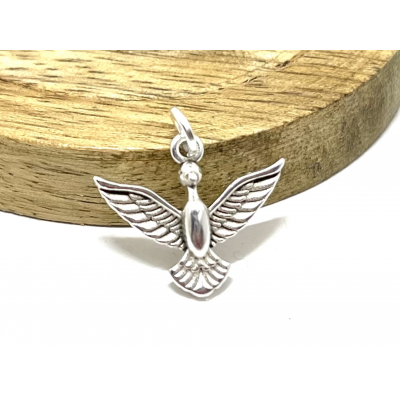 COLOMBE MÉDAILLE ARGENTÉ - 1 CM