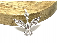 COLOMBE MÉDAILLE ARGENTÉ - 1 CM