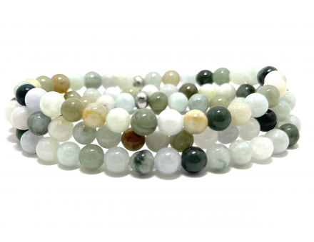 JADE DE BIRMANIE 6MM - BRACELET LITHOTHÉRAPIE