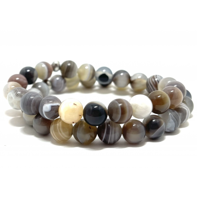 AGATE BOTSWANA EXTRA 8MM - BRACELET LITHOTHÉRAPIE