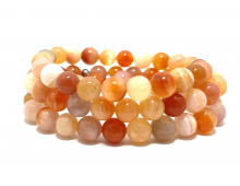 AGATE BOTSWANA ORANGE EXTRA 8 MM