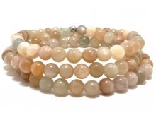 PIERRE DE LUNE PÊCHE 6MM