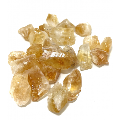 CITRINE / amethyste chauffé  BRUT