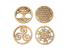 SYMBOLE EN BOIS - 6 CM