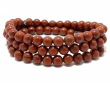 JASPE ROUGE 6MM - BRACELET LITHOTHÉRAPIE