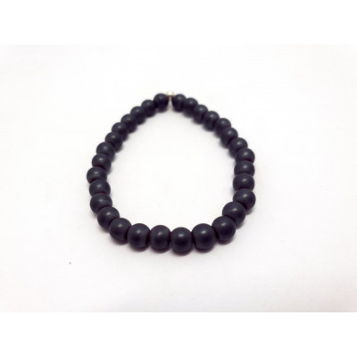 HEMATITE 6 MM - BRACELET LITHOTHÉRAPIE