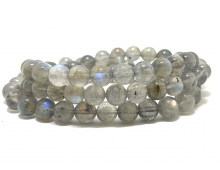LABRADORITE CLAIRE 8 MM - BRACELET LITHOTHÉRAPIE