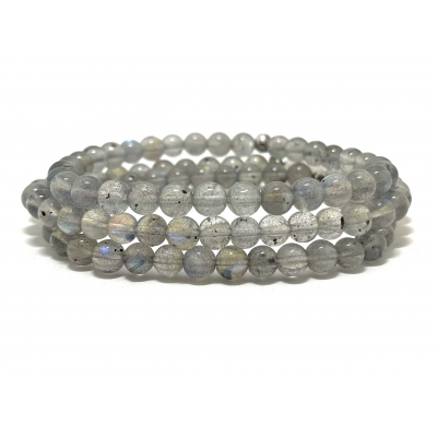 LABRADORITE CLAIRE 5/6MM - BRACELET LITHOTHÉRAPIE