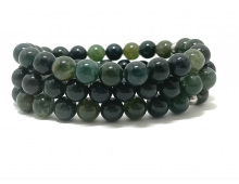 AGATE MOUSSE 8MM - BRACELET LITHOTHÉRAPIE