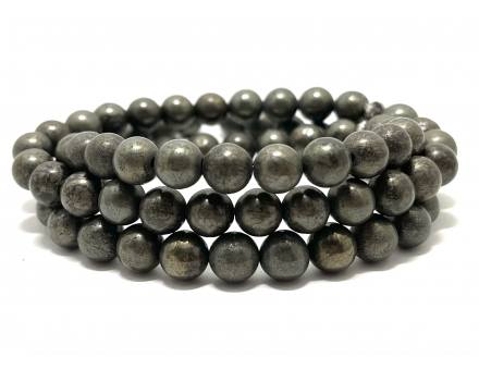 PYRITE 8 MM - BRACELET LITHOTHÉRAPIE