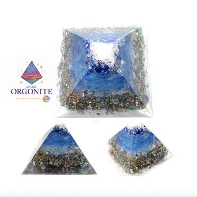 ORGONITE PYRAMYDE 11,4 X 11,4 CM