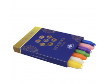 LOT DE 7 BOUGIES RITUEL ANGES TEINTÉES DANS LA MASSE - 13 CM