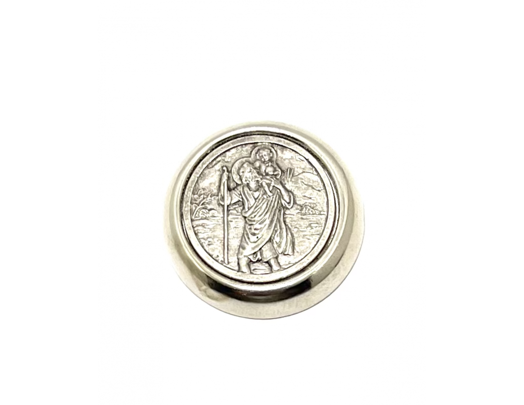 PLAQUE MAGNETIQUE SAINT CHRISTOPHE VITRAIL