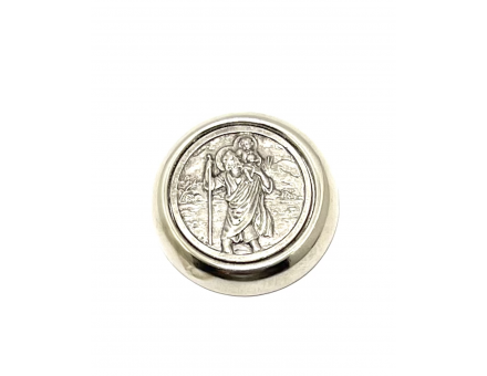PLAQUE MAGNETIQUE SAINT CHRISTOPHE VITRAIL