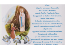 NEUVAINE  NOTRE DAME DE LOURDES