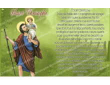 NEUVAINE  SAINT CHRISTOPHE