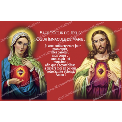 SACRE CŒUR DE JESUS, CŒUR IMMACULE DE MARIE