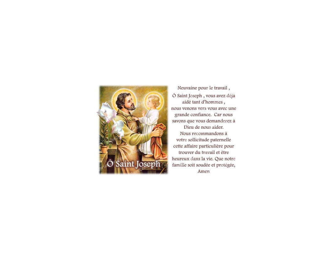 NEUVAINE SAINT JOSEPH 2