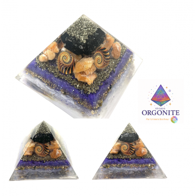 ORGONITE PYRAMIDE 12,5 X 12,5