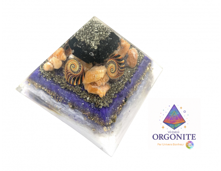ORGONITE PYRAMIDE 12,5 X 12,5