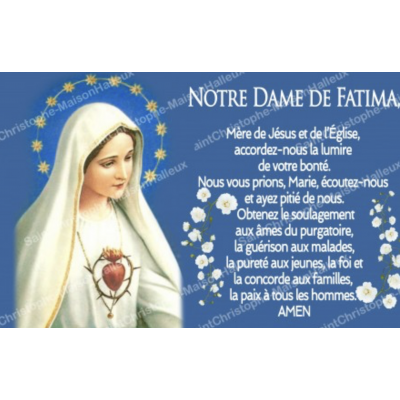 NEUVAINE  NOTRE DAME DE FATIMA 2