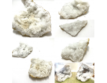 GÉODE CALCITE DU MAROC ET QUARTZ