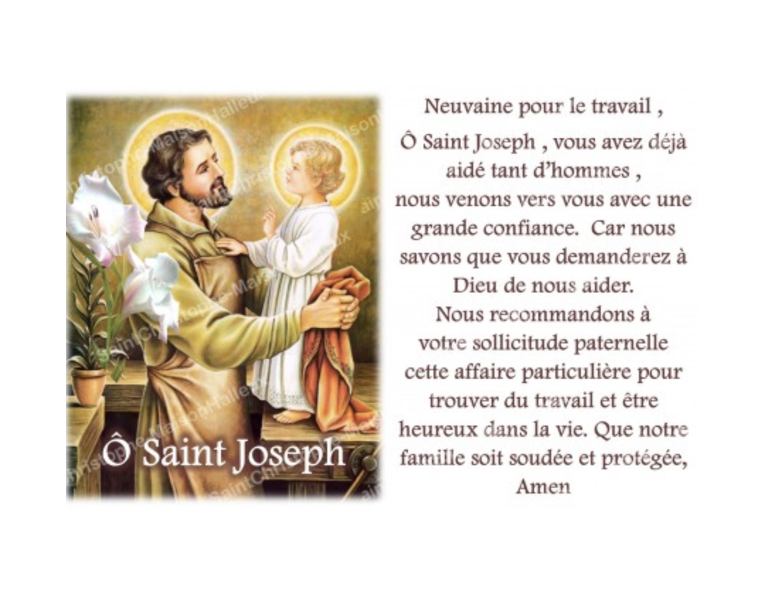 NEUVAINE SAINT JOSEPH 2