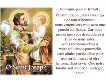 NEUVAINE SAINT JOSEPH 2