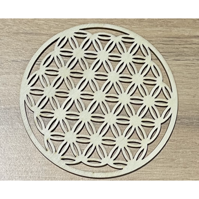 FLEUR DE VIE BOIS 10 CM