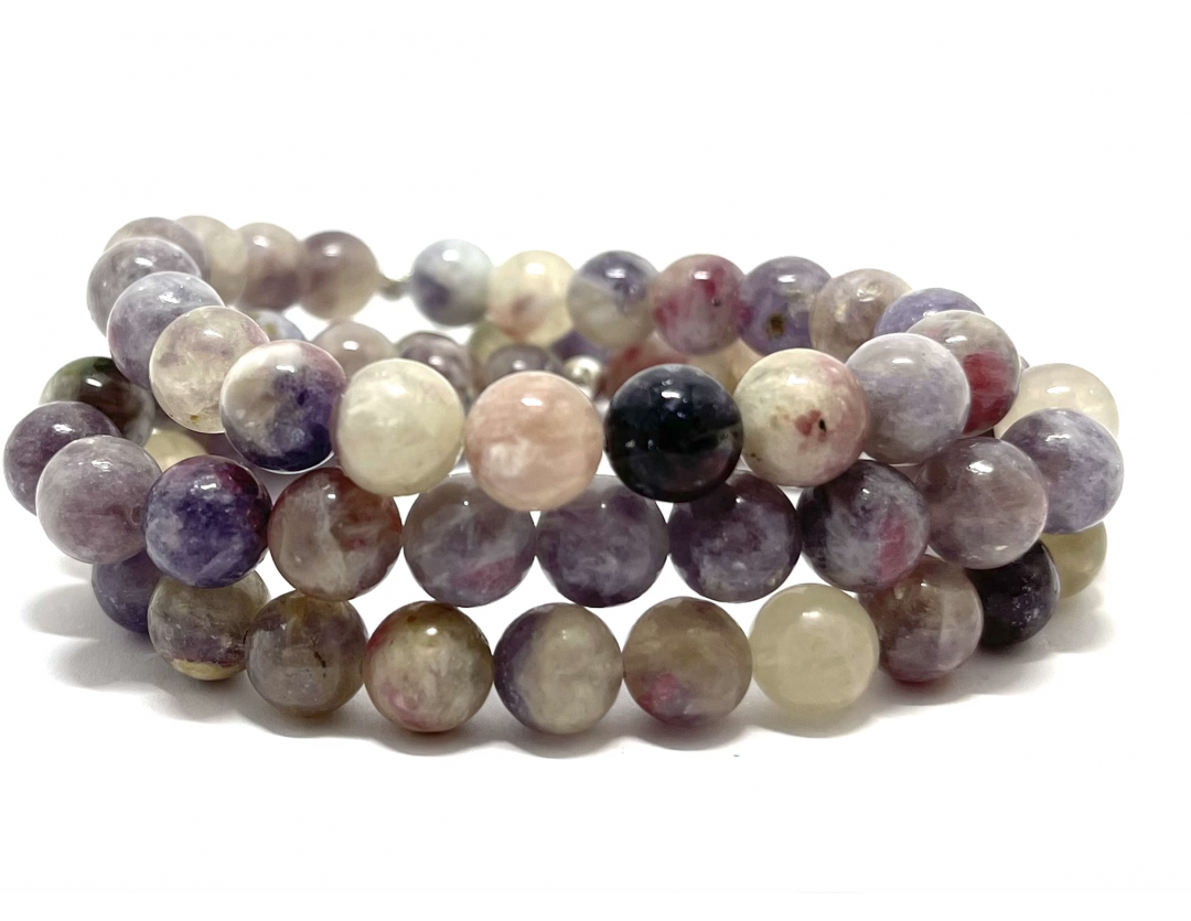 SIBÉRITE - TOURMALINE VIOLETTE 8 MM