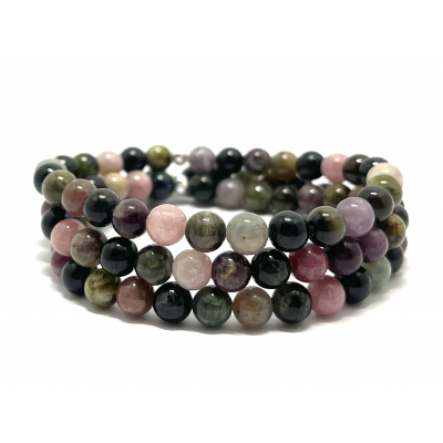 TOURMALINE MELON 6MM - BRACELET LITHOTHÉRAPIE
