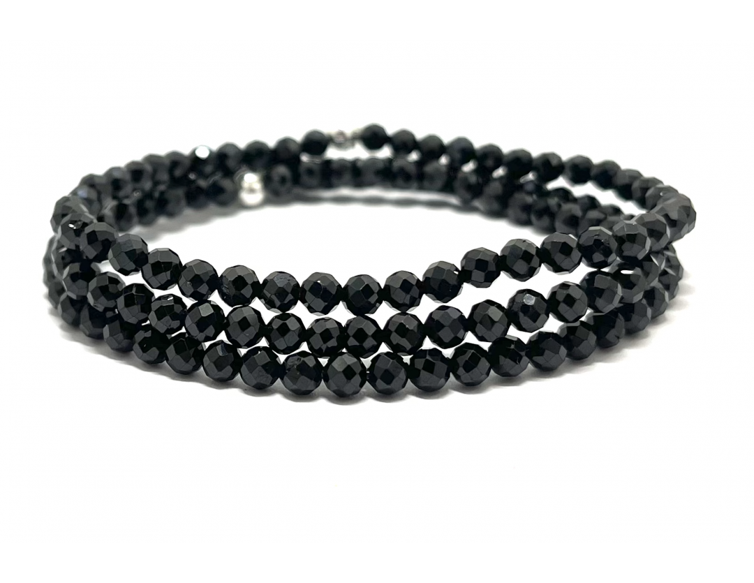 SPINELLE FACETTE 4MM - BRACELET LITHOTHÉRAPIE