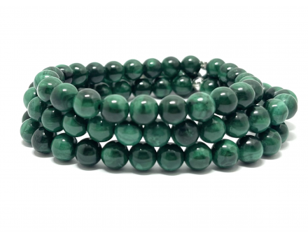 MALACHITE  5/6 MM - BRACELET LITHOTHÉRAPIE