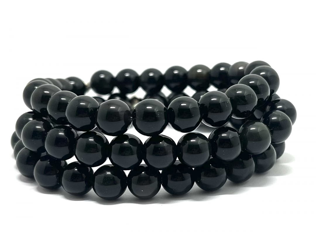 OBSIDIENNE OEIL CELESTE 8MM