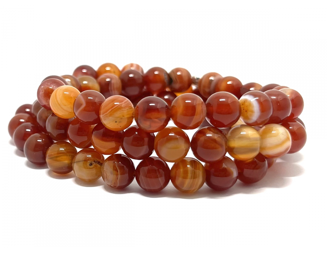 AGATE CORNALINE 8 MM