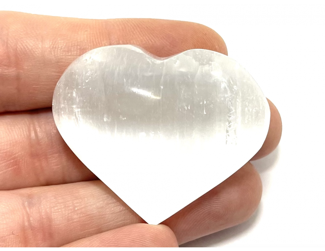 COEUR SELENITE 4 cm