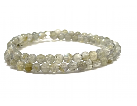 LABRADORITE 4,5 MM - BRACELET LITHOTHÉRAPIE