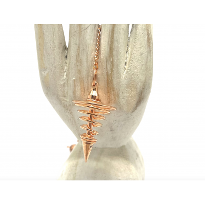 PENDULE SPIRALE LAITON COULEUR