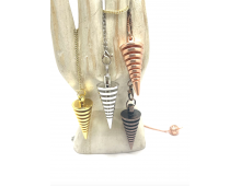 PENDULE MÉTAL CONE POIINTE
