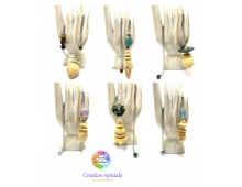 PENDULE BOIS & PIERRES - CRÉATION SPÉCIALE -