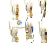 PENDULE BOIS & PIERRES - CRÉATION SPÉCIALE -