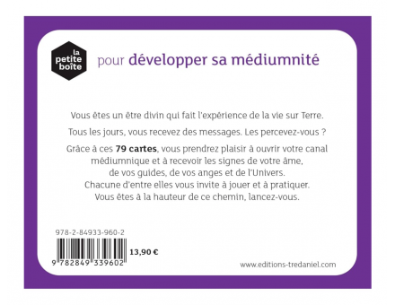 LA PETITE BOITE POUR DÉVELOPPER SA MÉDIUMNITÉ