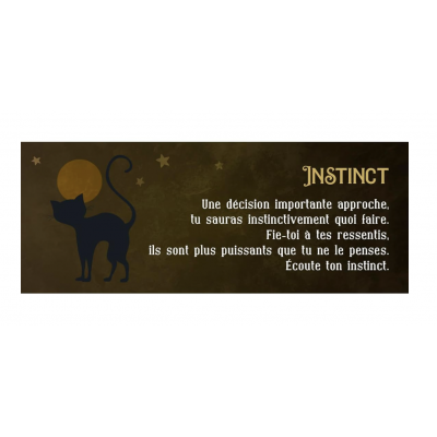 LE PETIT ORACLE DU CHAT NOIR