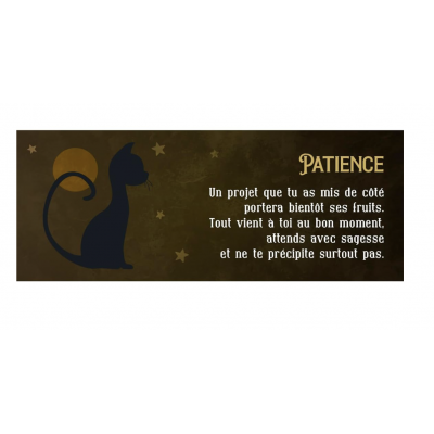 LE PETIT ORACLE DU CHAT NOIR