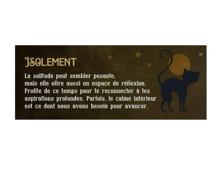 LE PETIT ORACLE DU CHAT NOIR