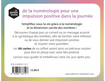 PETITE BOITE DE LA NUMÉROLOGIE POUR UNE IMPULSION POSITIVE DANS LA JOURNÉE