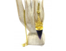 PENDULE DORÉ LOTUS OM